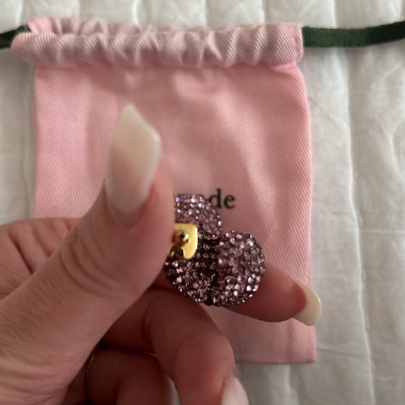 Kate Spade Pink Sparkle Earrings - Picture 5 of 5